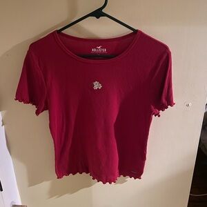 Hollister Embroidered Short-sleeve